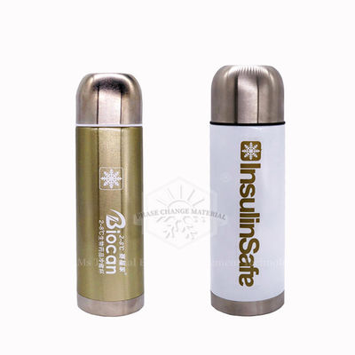 2-8°C SS304 PCM Travel Cooler Flask 36 Hrs For Biomedication And Insulin Carrying