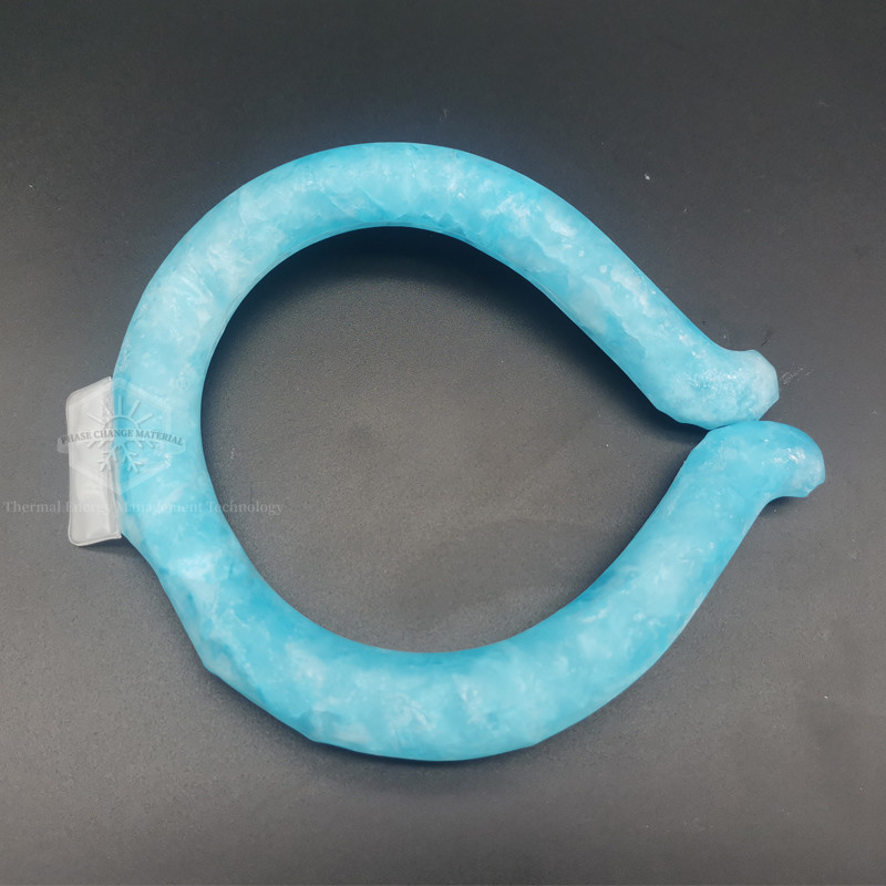 Wearable PCM Automatically Freeze Cooling Neck Wrap For Outdoor Sports Neck Scarf